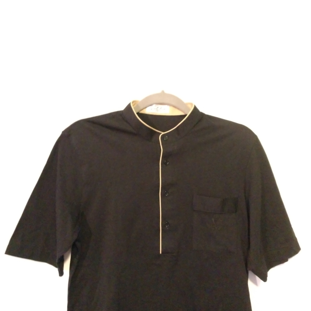 Vintage Men's Pro Golfing Quater Button T-shirt - Picture 2 of 8
